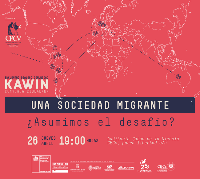 Primer KAWIN del año conversará sobre Inmigración en Cec’s de Valdivia