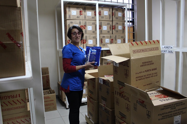 Autoridad Sanitaria fiscalizó y constató disponibilidad de leche Purita en los Cesfam de Valdivia