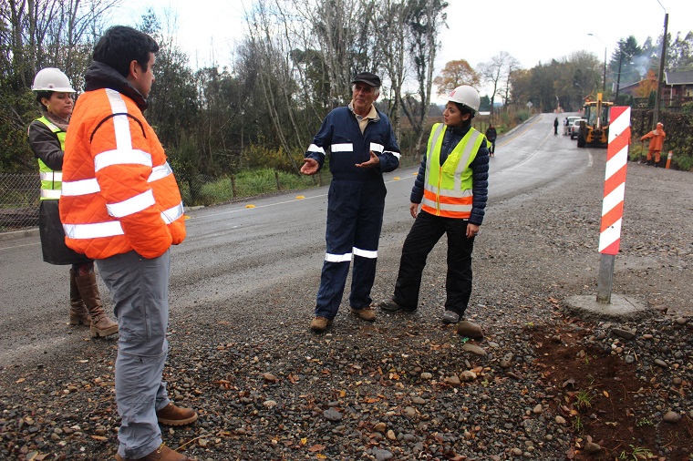 Autoridades del MOP resuelven reasfaltar sectores con problemas  en Ruta El Arenal-Santa Elvira