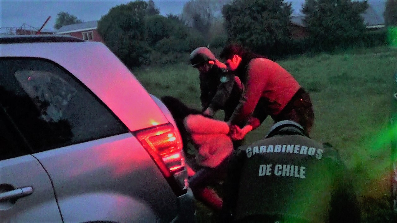 Persecución policial logró detener a microtraficantes en Valdivia
