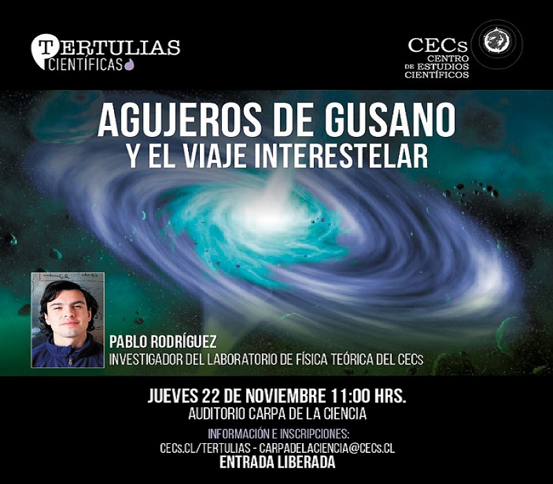 Nueva tertulia en la Carpa de la Ciencia abordará las posibilidades de un viaje interestelar y la existencia de agujeros de gusano