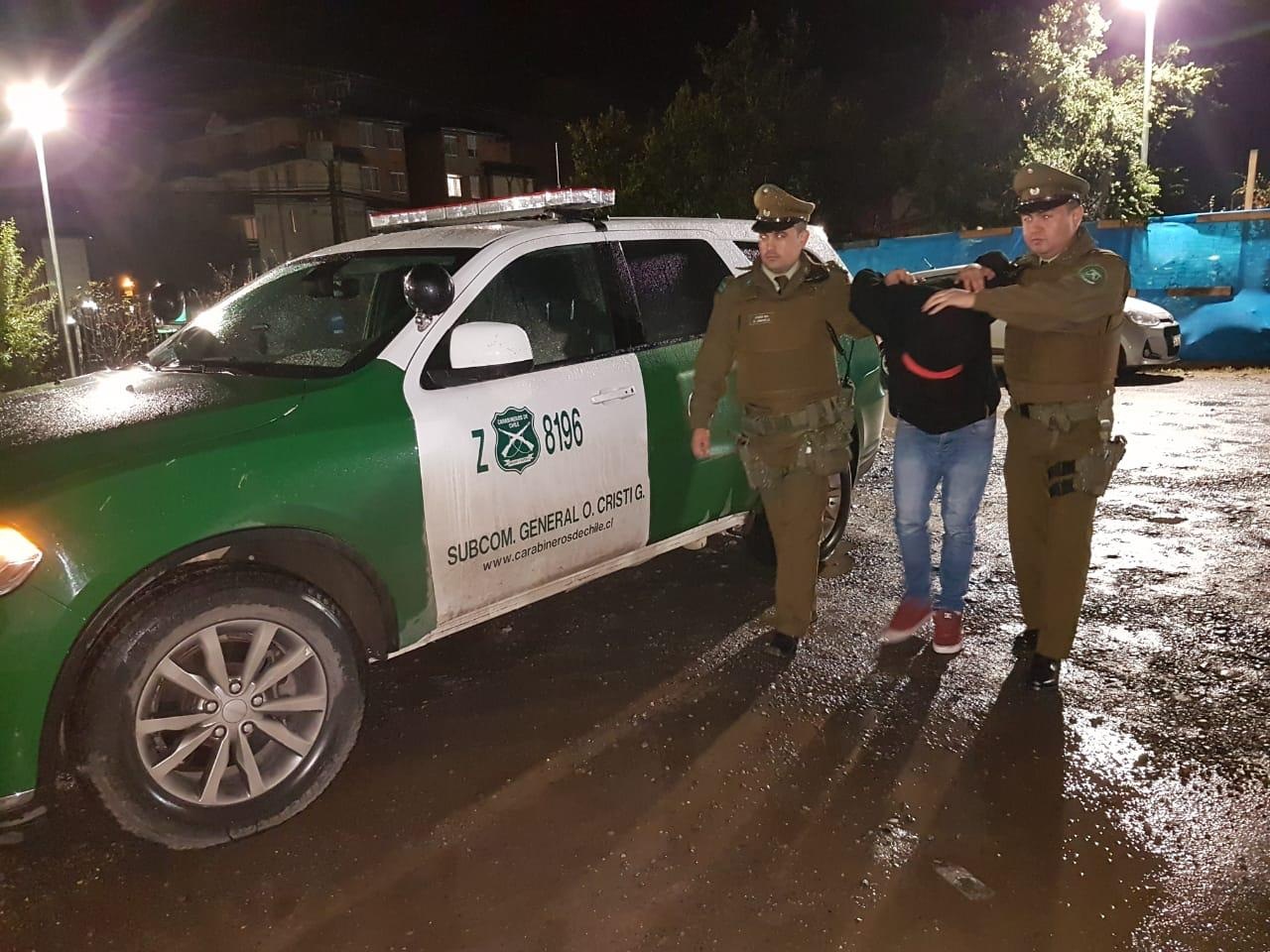 Delincuente que huía con especies robadas fue capturado por Carabineros de Valdivia