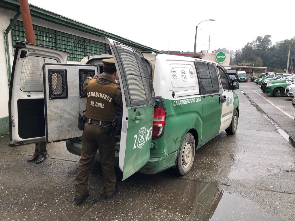Pareja intentó desvalijar vehículo en Av. Luis Damann: fueron detenidos por Carabineros de Valdivia