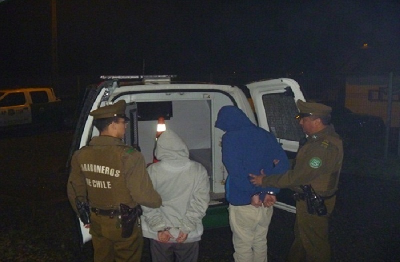 Por robo en vivienda delincuentes fueron detenidos por Carabineros de ...