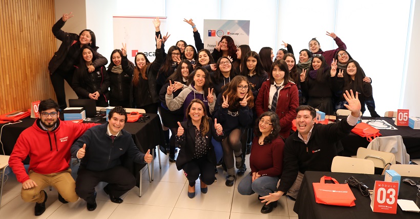 INACAP Sede Valdivia y SERNAMEG realizan en conjunto primer Concurso de Robótica para estudiantes de educación media