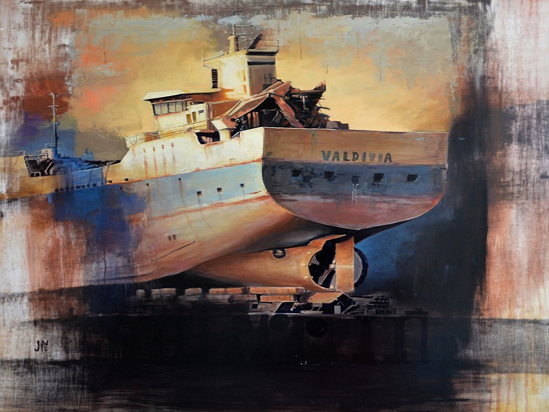 Arte en verano: pintores valdivianos invitan a exposición y venta de obras en Club de La Unión
