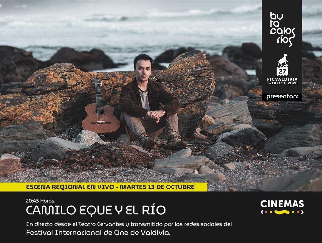 Miguel Barriga, Nocturna y Camilo Eque se presentan este martes 13 de octubre en el #FicValdivia2020