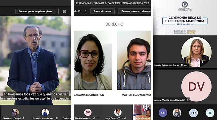 La U. San Sebastián Valdivia reconoció a estudiantes de 13 carreras con la Beca de Excelencia Académica