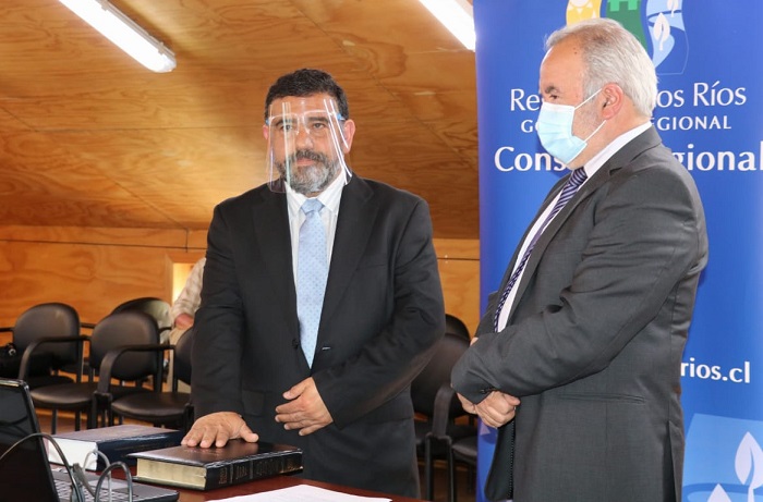 Destacado comunicador valdiviano Patricio Fuentes, asumió oficialmente cargo como consejero regional Los Ríos