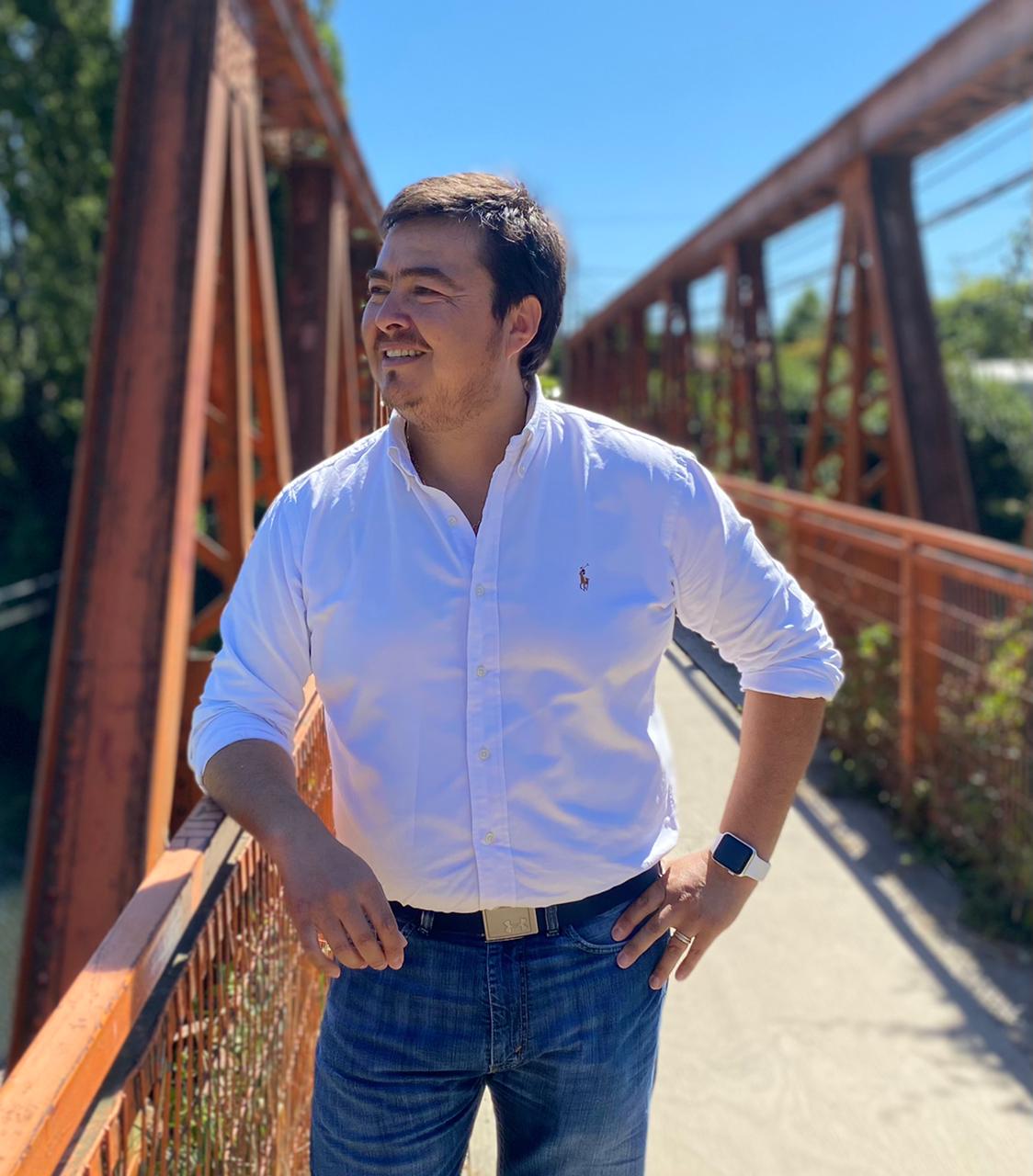 Cristian Arriagada, candidato a concejal en Los Lagos: «quiero ser un aporte con capacidad de gestión e innovación»