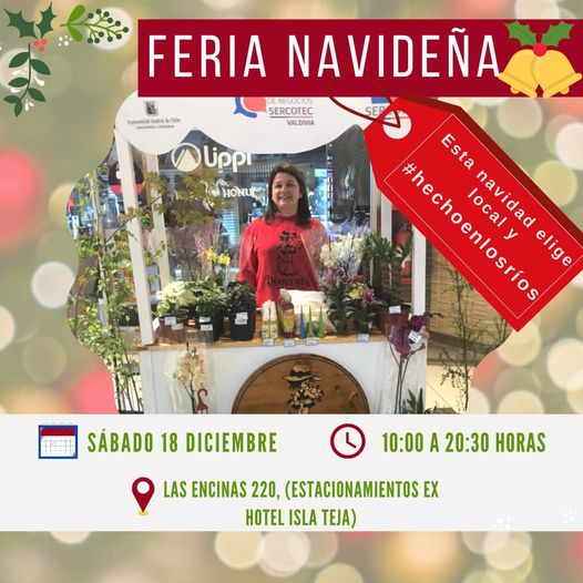 COMPRA LOCAL: Sercotec invita a visitar y comprar los regalos en su Feria Navideña Valdivia