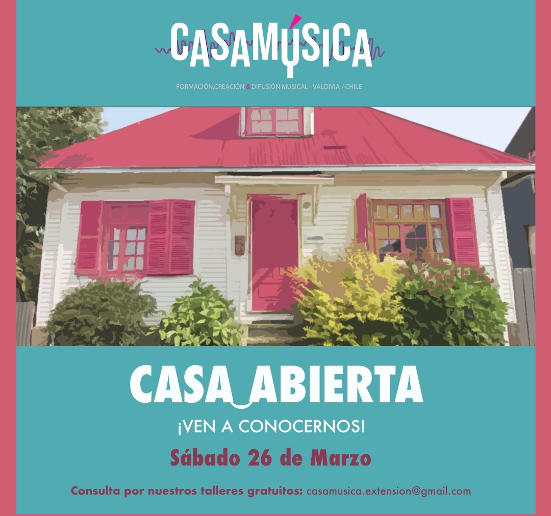 Casamúsica abre sus puertas este sábado 26 de marzo con talleres gratuitos