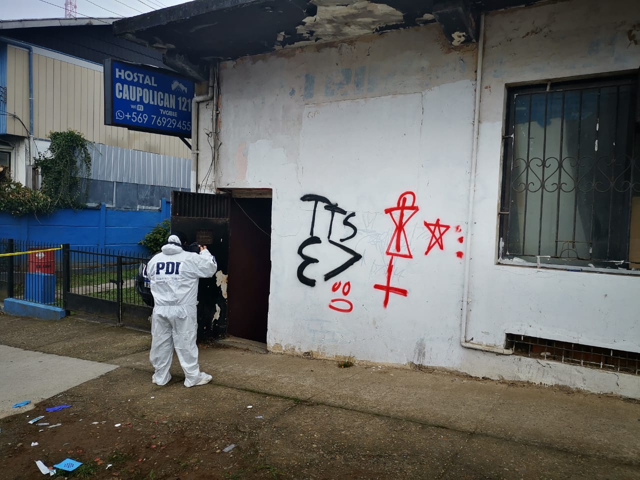 PDI Valdivia investiga muerte de un hombre en fiesta clandestina de madrugada