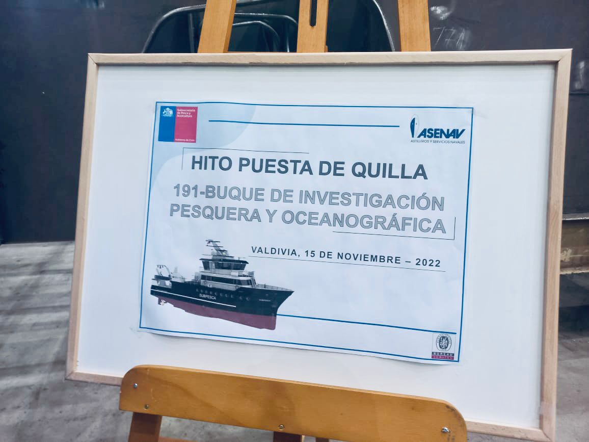 En Astilleros Asenav: avanza construcción de buque de Investigación Pesquera y Oceanográfica