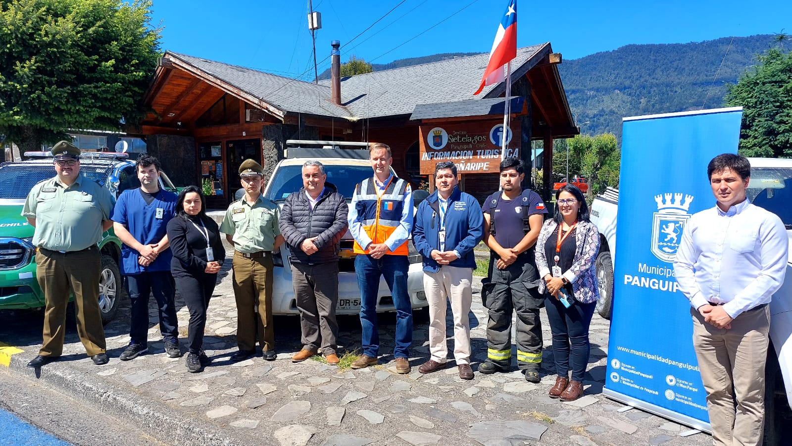 Todo preparado para simulacro preventivo ante una eventual erupción del Volcán Villarrica