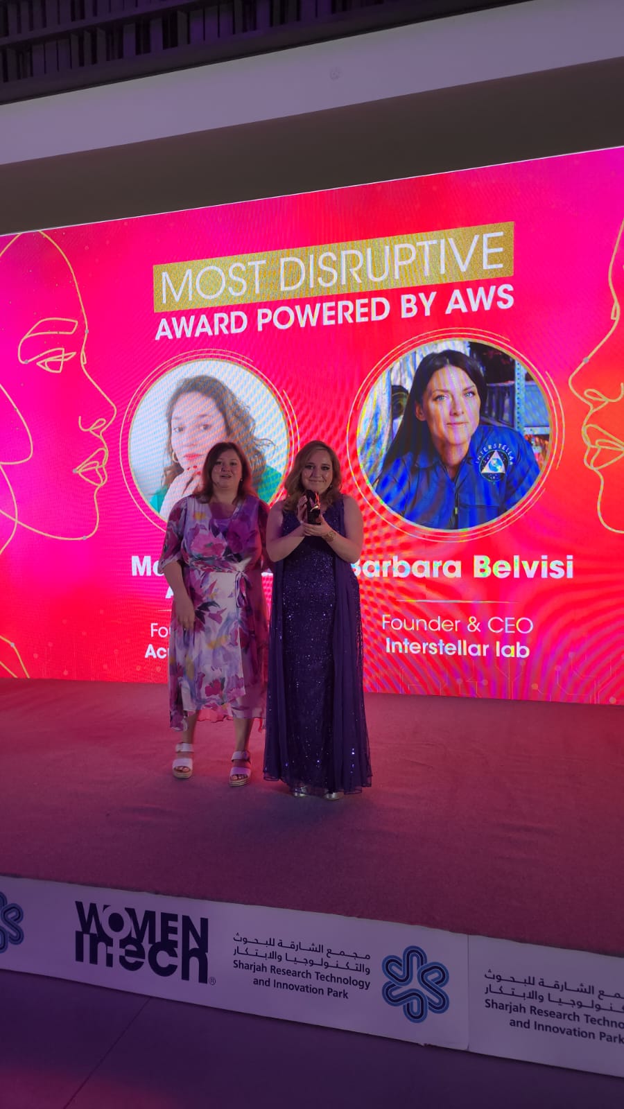 Tremendo reconocimiento: Empresa valdiviana Acústica Marina ganó el “Women in Tech” 2023 en Emiratos Árabes
