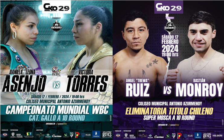 El Coliseo Municipal de Valdivia será el escenario donde Leona Asenjo disputa Título Mundial de la WBC