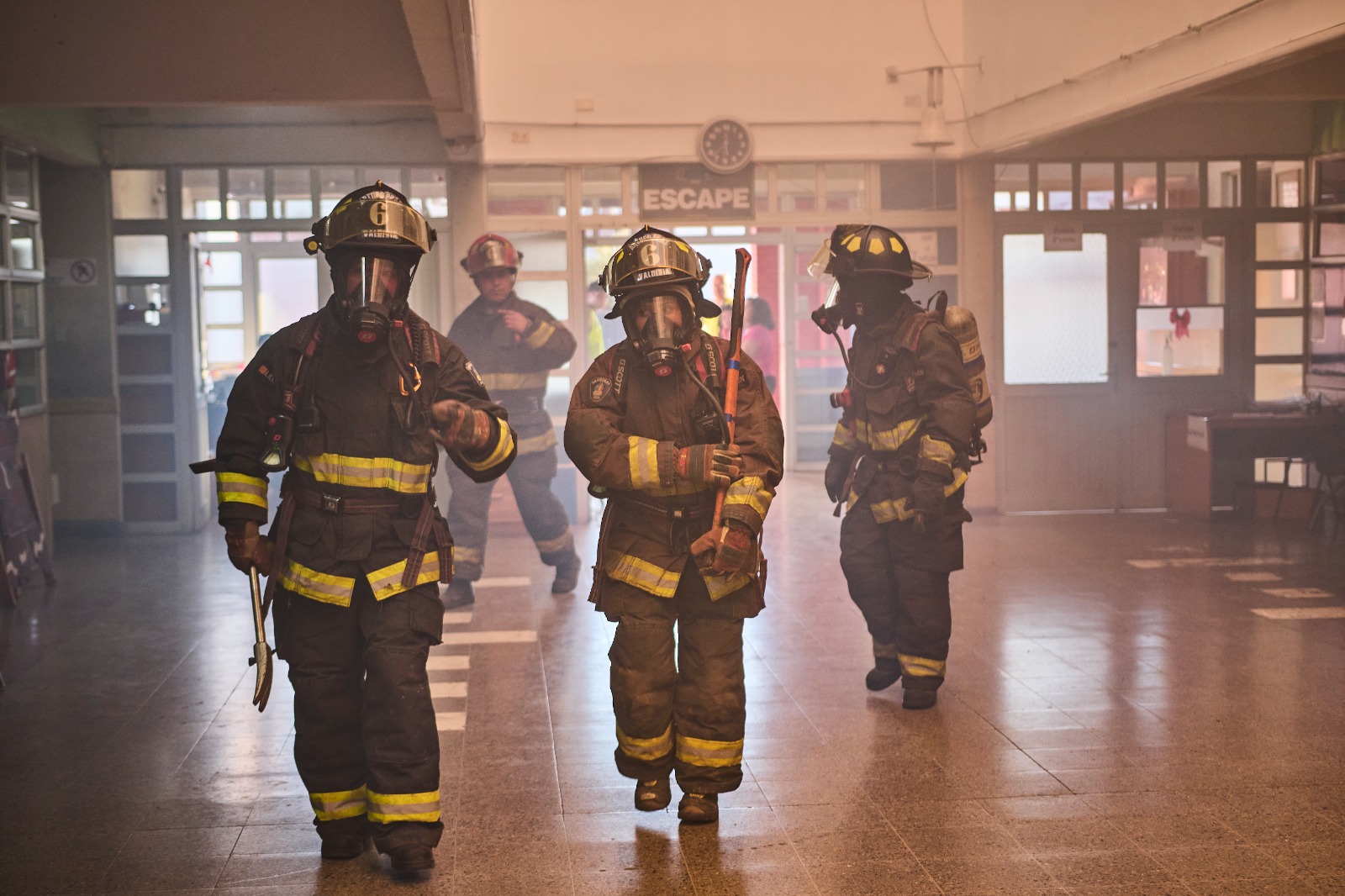 Municipio y Bomberos realizan simulacros de incendio en distintos puntos de Valdivia