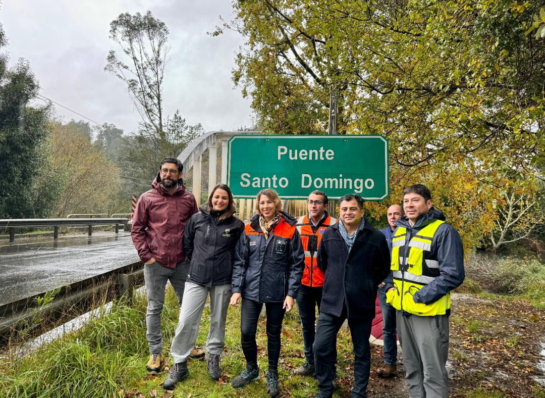 MOP fortalecerá seguridad vial en acceso a puente Santo Domingo en Ruta Valdivia-Paillaco