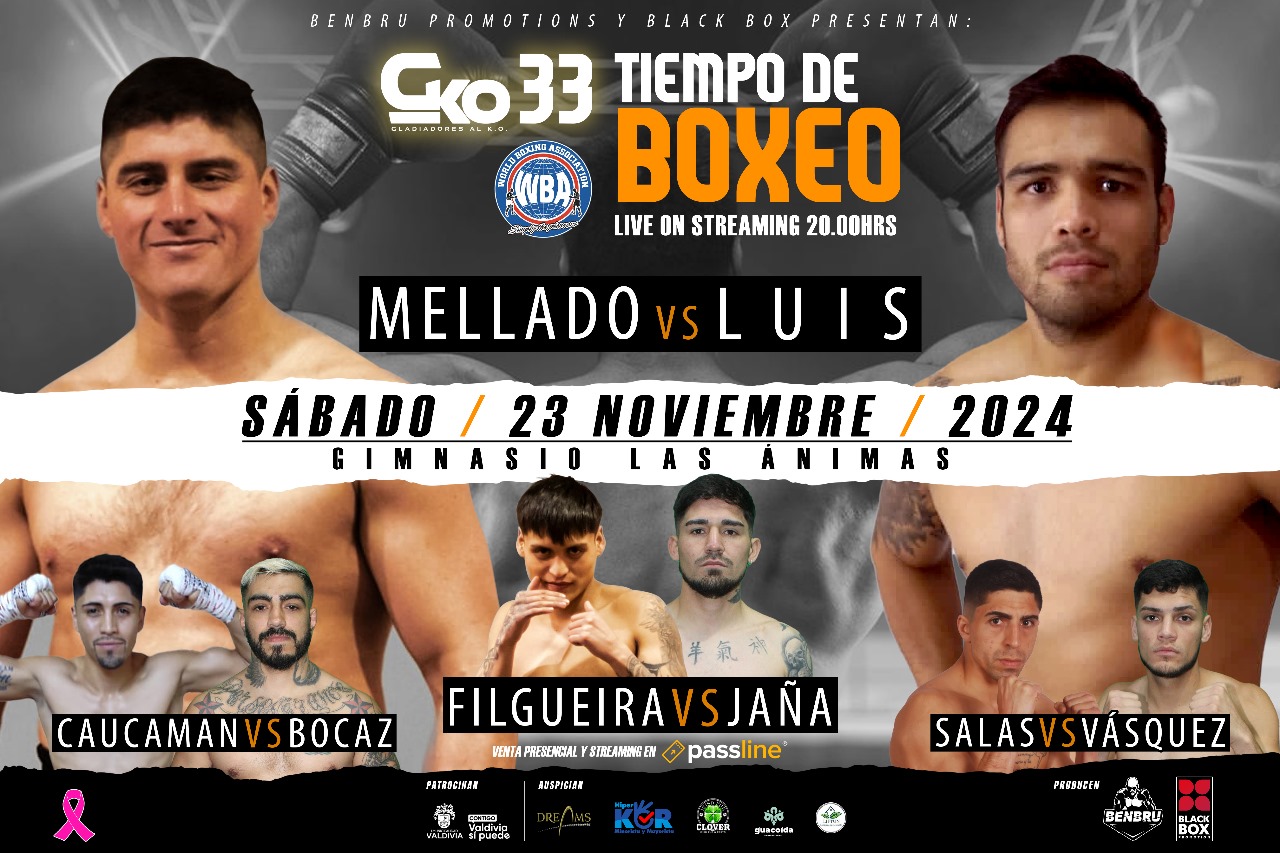GKO33: VALDIVIA SE PREPARA PARA UNA VELADA DE BOXEO PROFESIONAL
