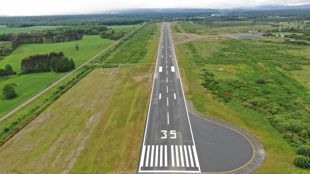 MOP comienza conservación en Aeródromo Pichoy, que mantendrá terminal cerrada entre el 20 de noviembre y 10 de diciembre