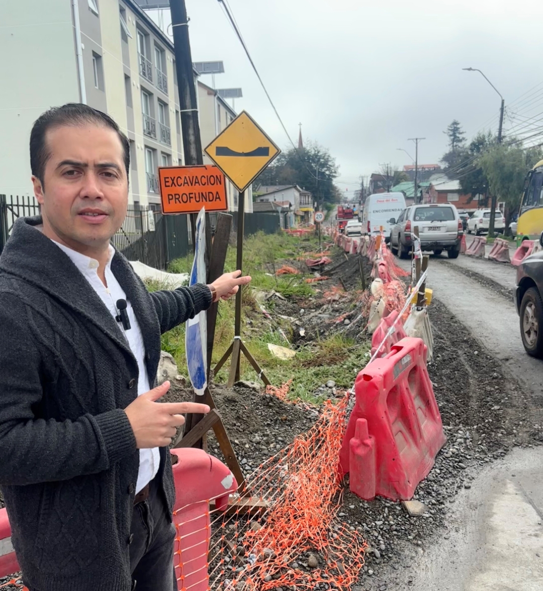 CORE Felipe López destaca anuncio para calle Pérez Rosales de Valdivia, pero llama a transparentar plazos de futuras obras