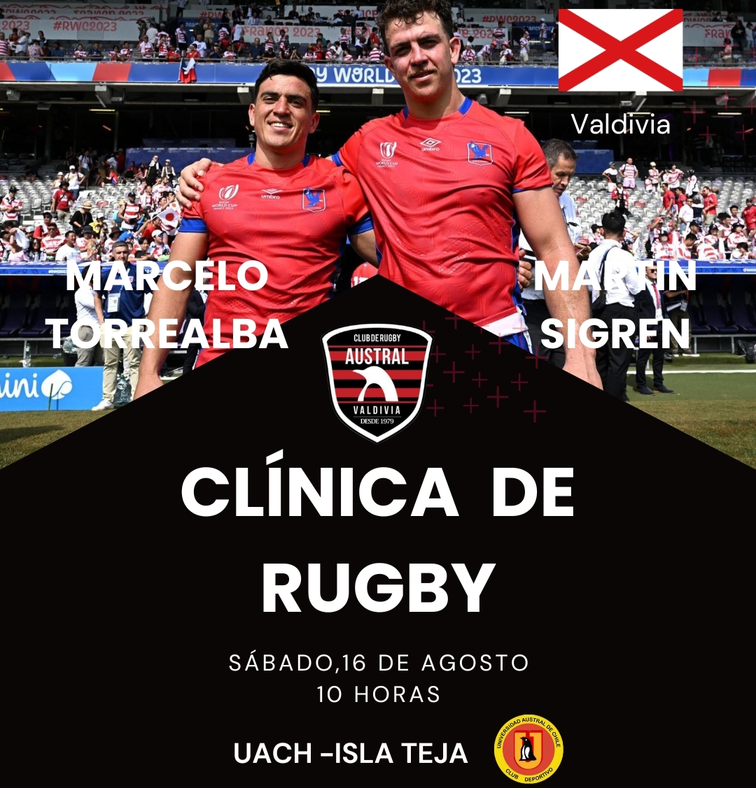 Selección chilena de rugby Cóndores realizará clínica en Valdivia
