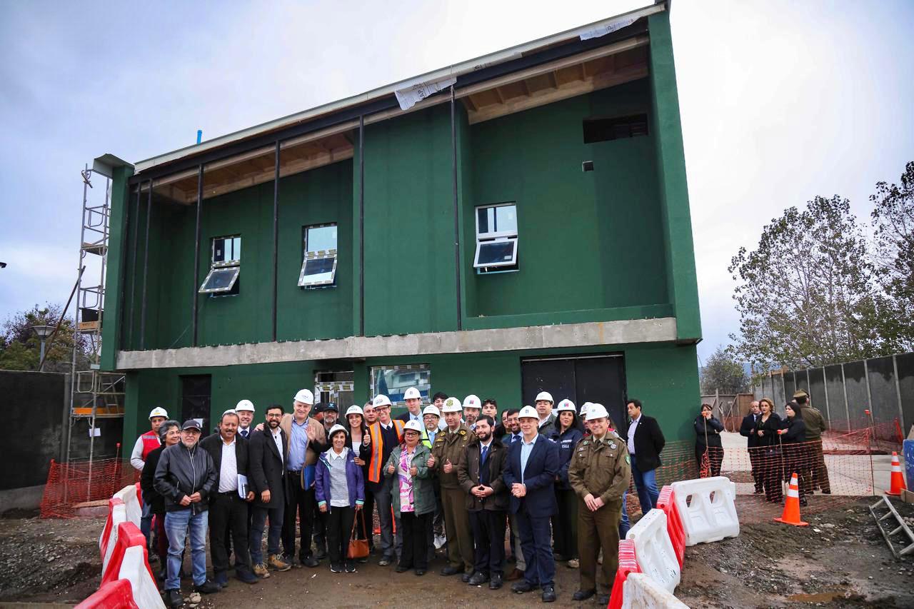 MOP espera terminar en julio próximo construcción de nuevo Retén de Carabineros de Las Ánimas