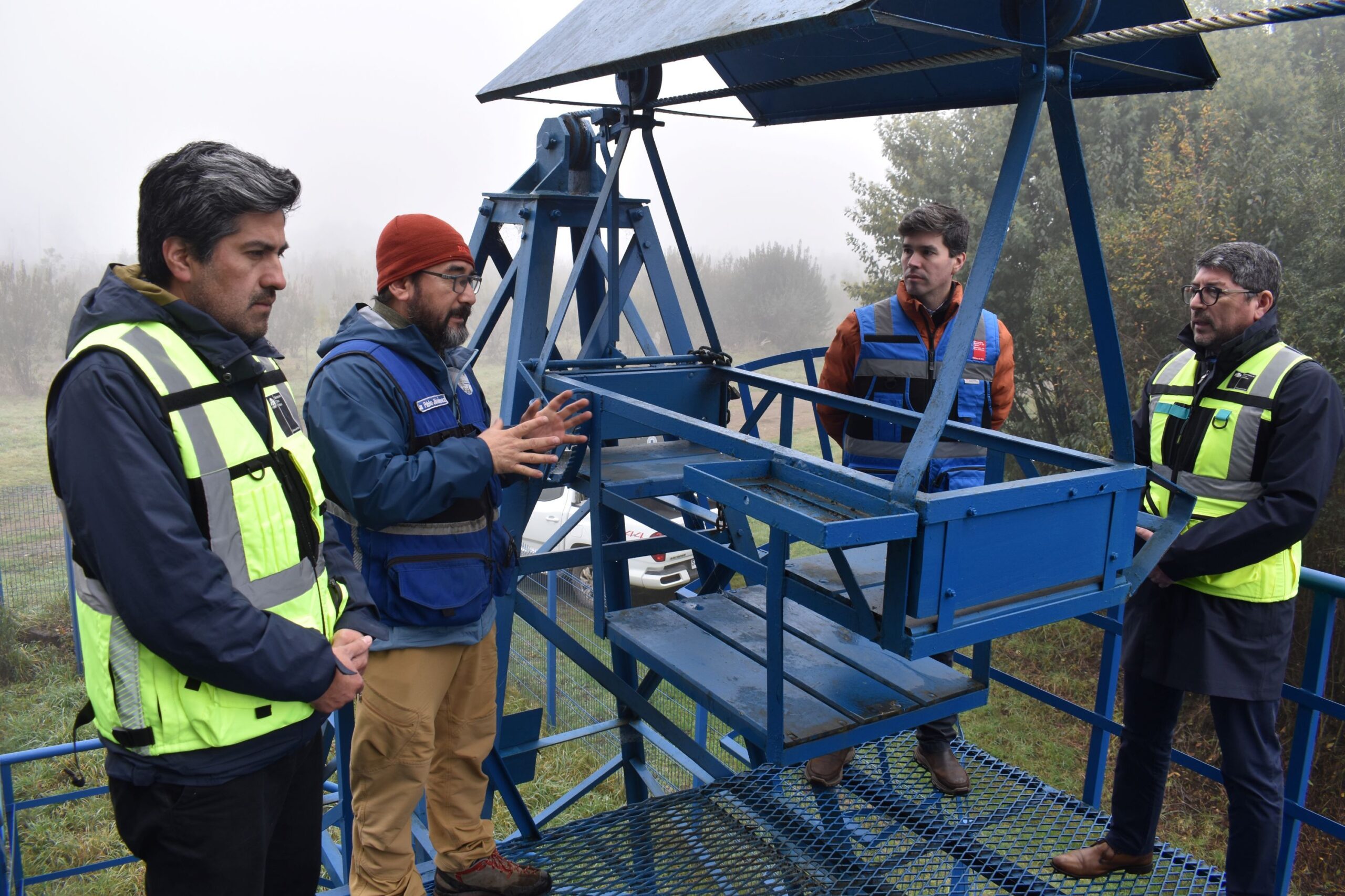 Obras Públicas revisa operación de estaciones de monitoreo de la Dirección Regional de Aguas antes de la llegada del invierno